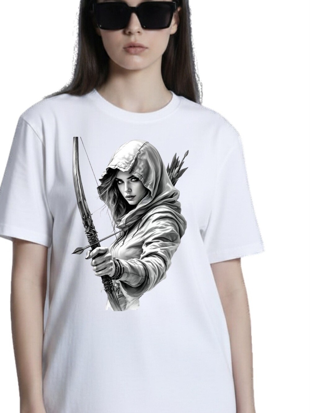 ✨ [LUXURY SELECTION] Custom Archer Warrior Goddess Tee - AD Golden Girl Boutique